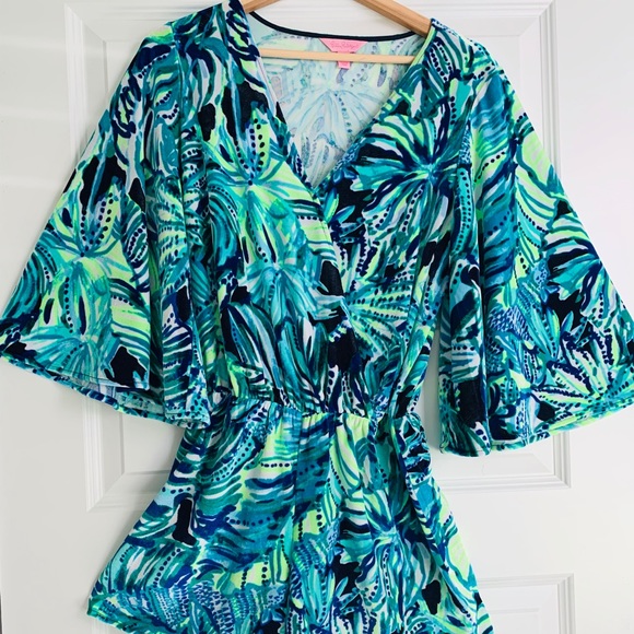 Lilly Pulitzer Other - Lilly Pulitzer Viviana Romper Velour XS